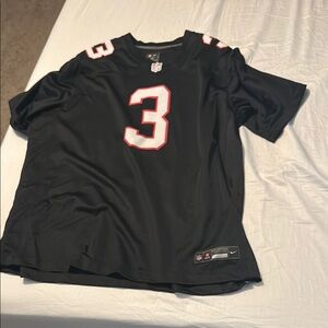 Nike Black Jersey with Red Accents ATLANTA FALCONS THROWBACK JERSEY BATES